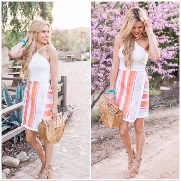 NWOT Anthropologie Hutch Kalyn Halter Multicolor Dress 6 - Picture 9 of 9